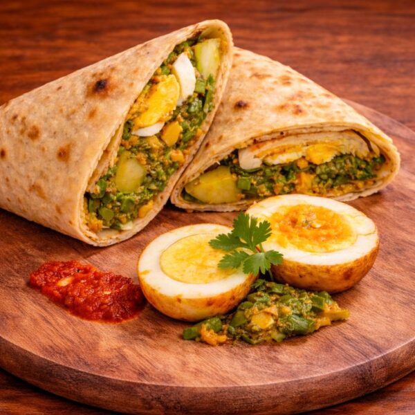 Roti Rol Aardappel Kouseband Ei