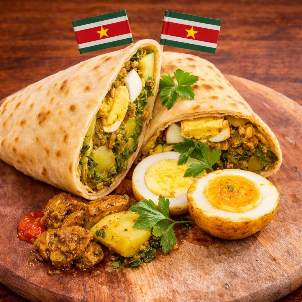 50 Roti Roti Rol Speciaal - Authentieke Surinaamse Roti | Dordrecht | Afhaal